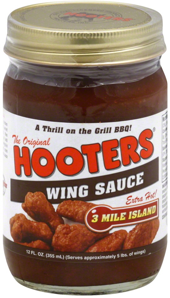 Hooters Three Mile Island Wing Sauce, 12 Ounce -- 6 Per Case