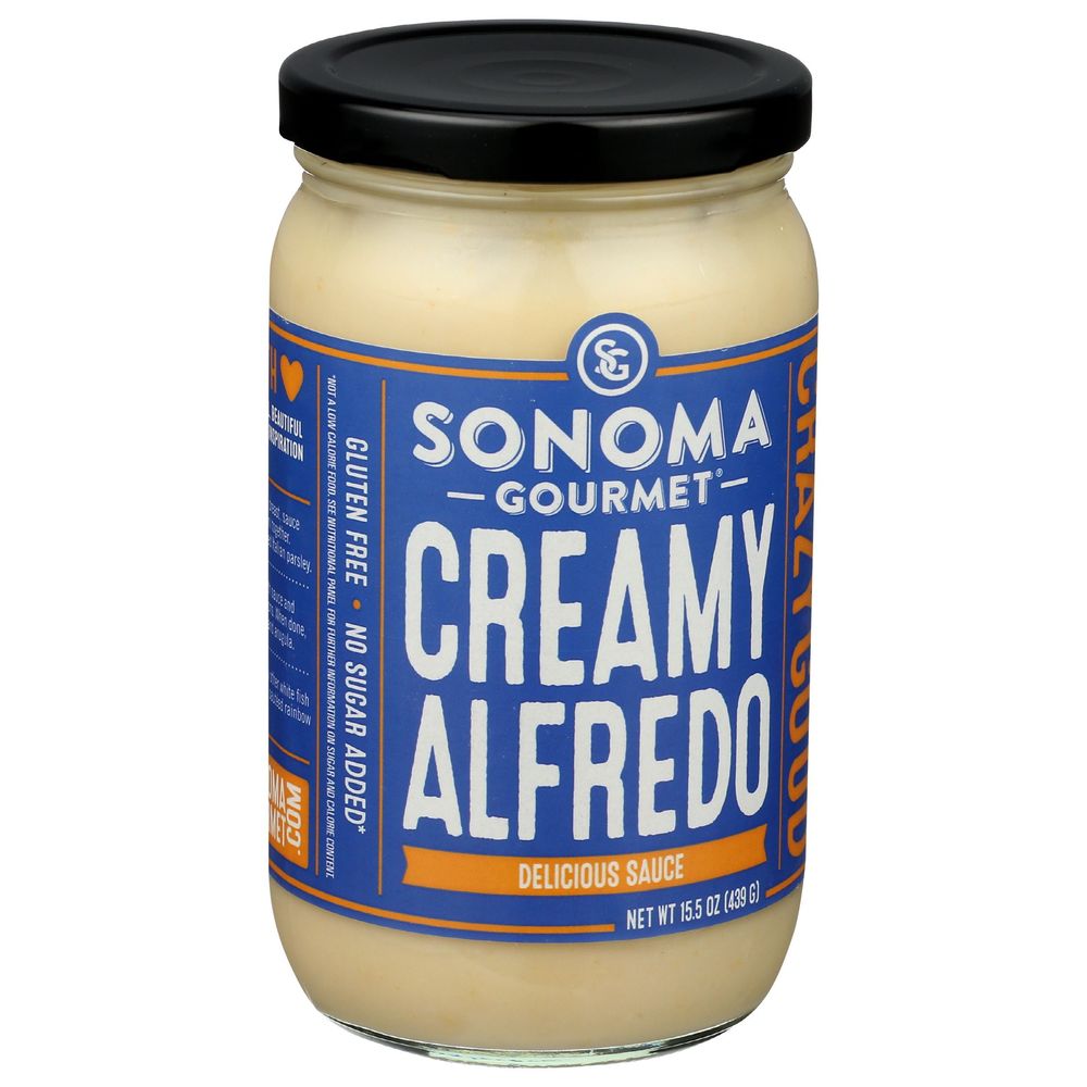 Sonoma Gourmet Creamy Alfredo Pasta Sauce, 15.5 Fluid Ounce -- 6 Per Case