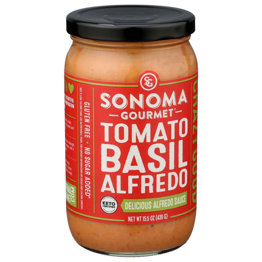 Sonoma Gourmet Tomato Basil Alfredo Sauce, 15.5 Ounce -- 6 Per Case