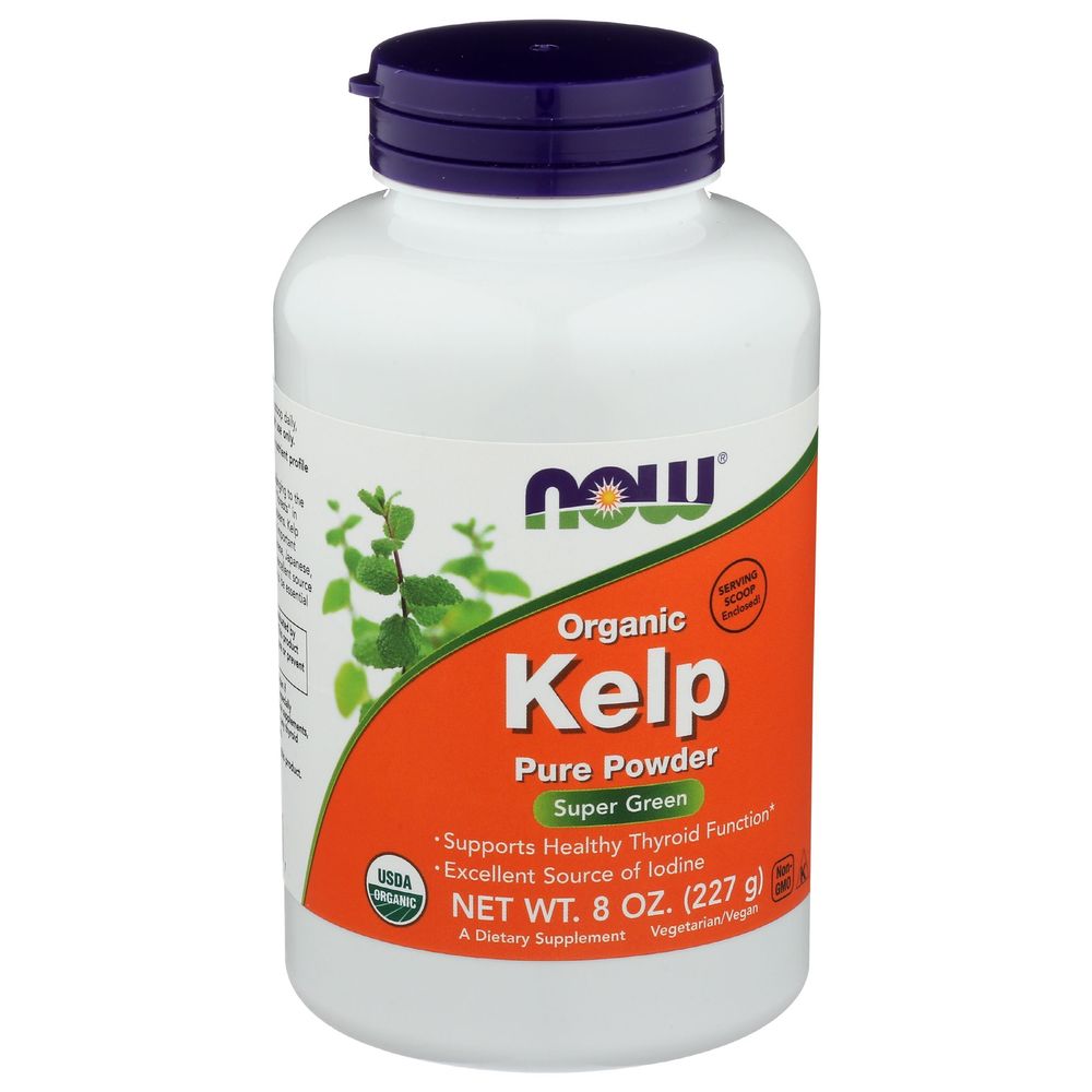 Now Foods Organic Kelp Pure Powder Dietary Supplement, 8 Ounce