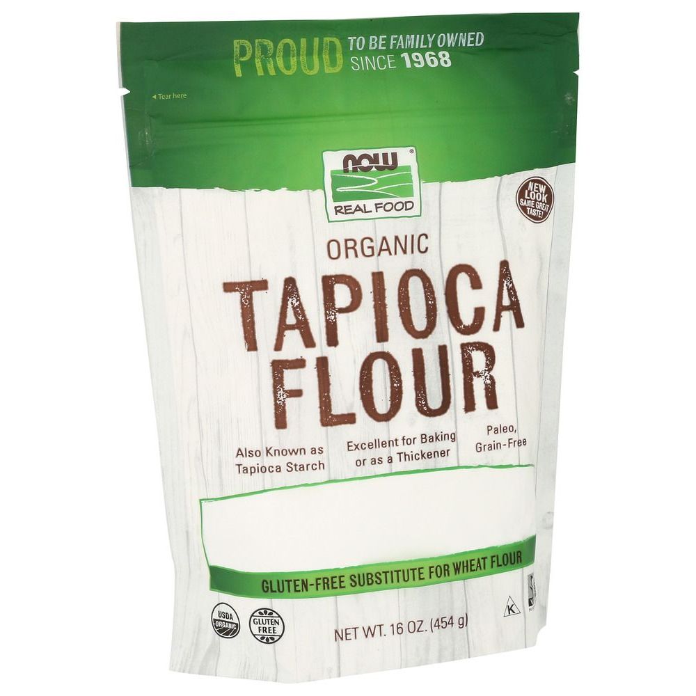 Now Organic Tapioca Flour, 16 Ounce -- 12 Per Case