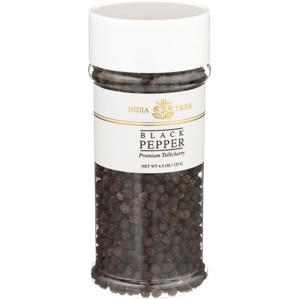 India Tree Tellicherry Peppercorn, 4.5 Ounce -- 6 Per Case