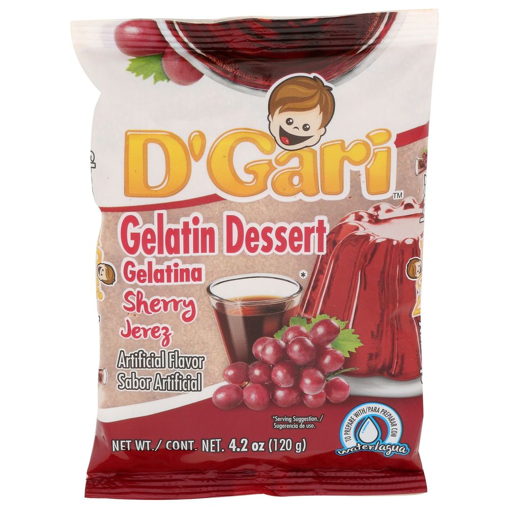 Dgari Sherry Gelatina, 4.2 Ounce -- 24 Per Case