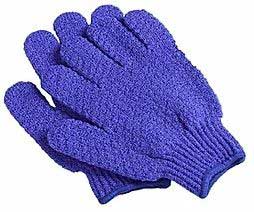 Bass Brushes Royal Blue Premium Nylon Body Exfoliating Gloves