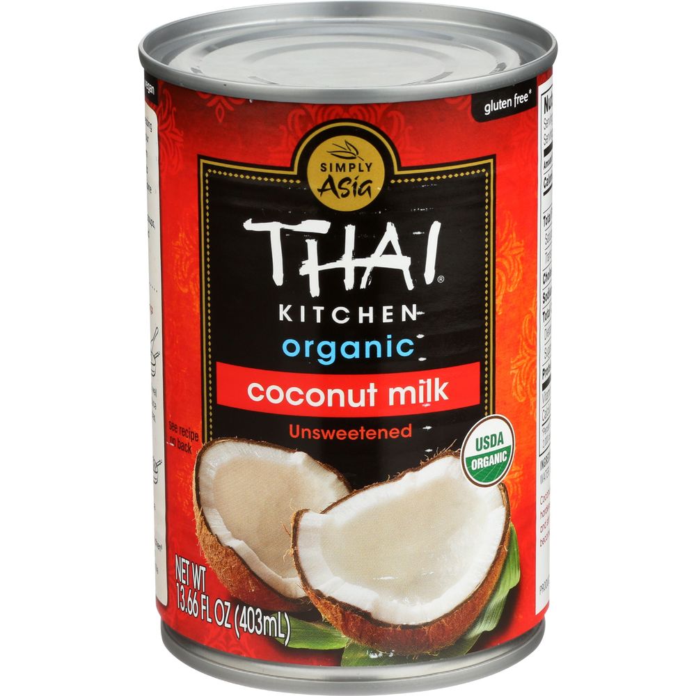 Thai Kitchen Organic Unsweetened Coconut Milk, 13.66 Ounce -- 12 Per Case