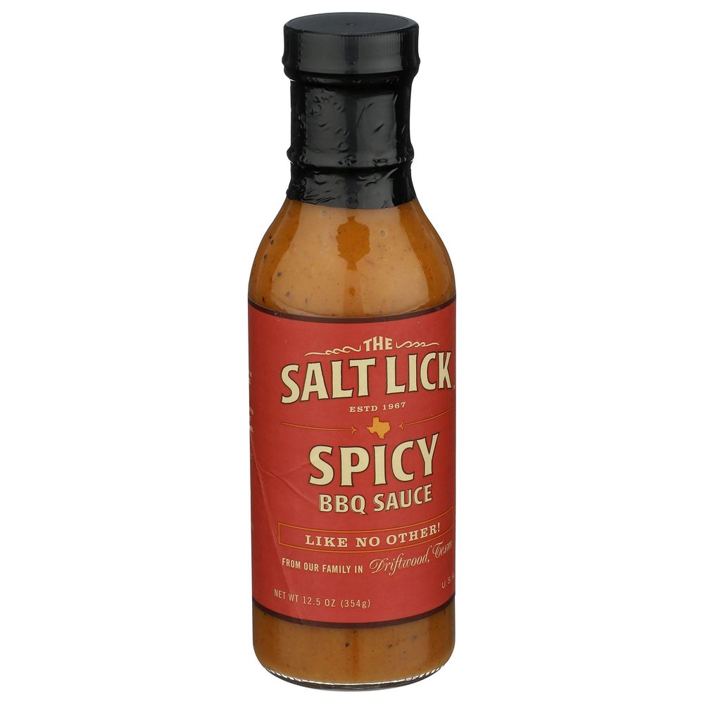 The Salt Lick Spicy Bbq Sauce, 12 Ounce -- 6 Per Case