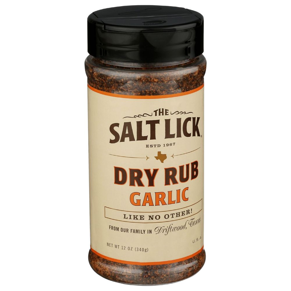 The Salt Lick Garlic Dry Rub, 12 Ounce -- 6 Per Case