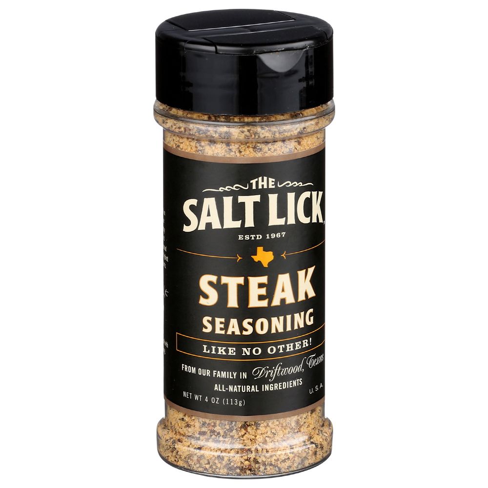 The Salt Lick Steak Seasoning, 4 Ounce -- 6 Per Case