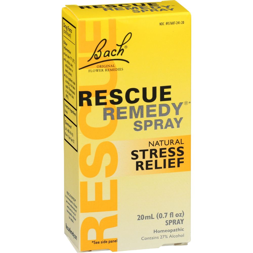 Nelson Bach Rescue Natural Stress Relief Spray, 20 Ml -- 6 Per Case