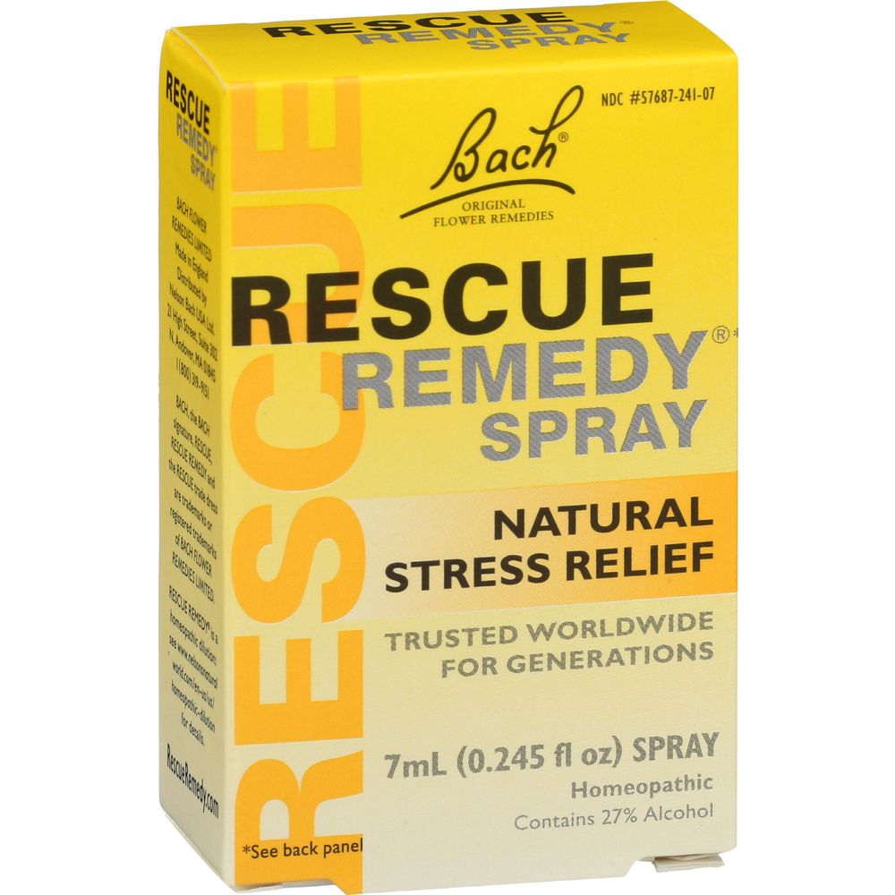 Nelson Bach Rescue Natural Stress Relief Spray, 7 Ml