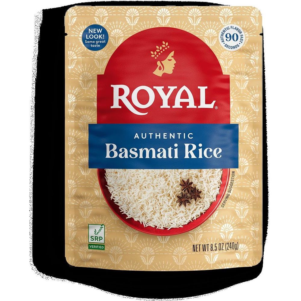 Royal Authentic White Basmati Rice, 8.5 Ounce -- 6 per case