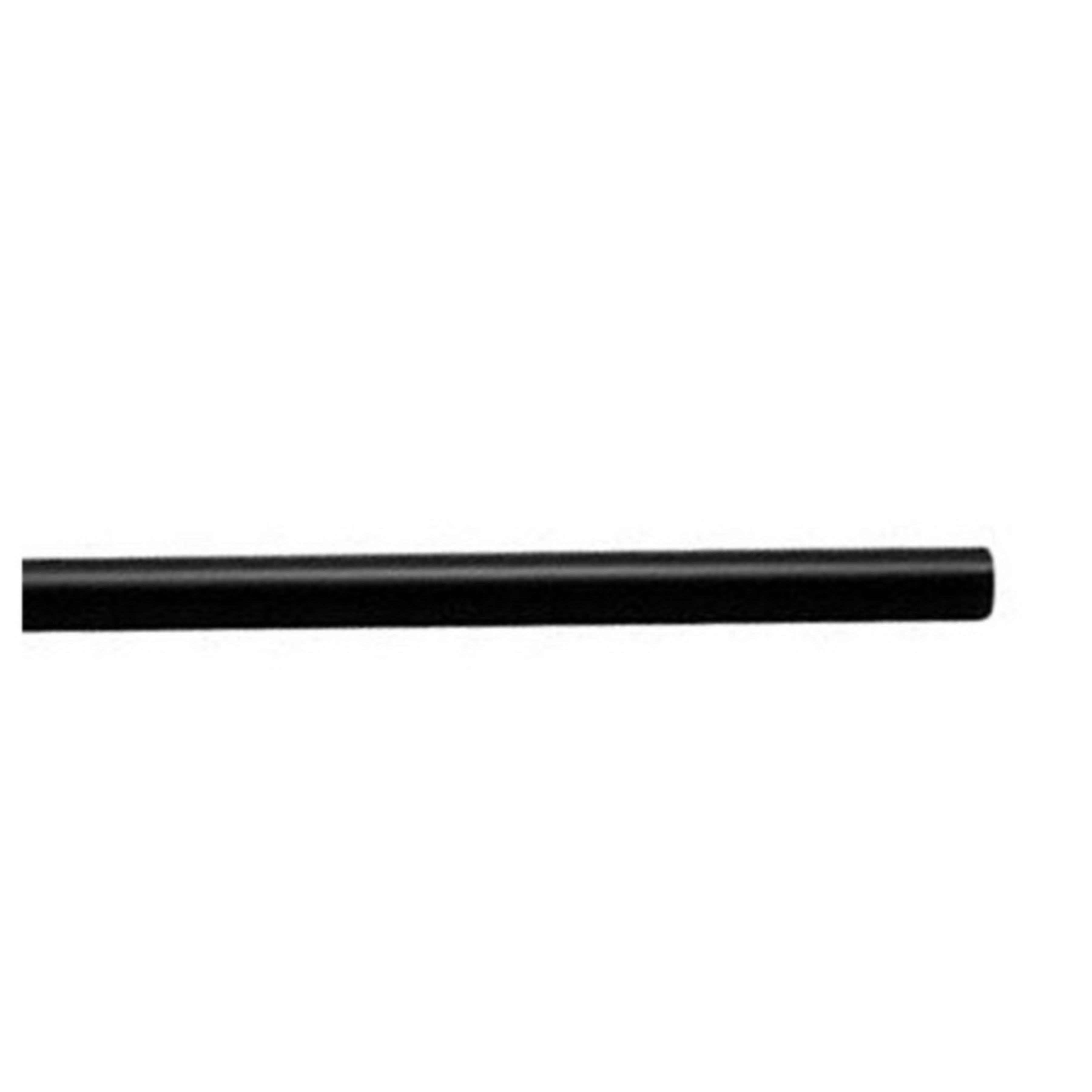Cell-o-core Black Jumbo Straw, Unwrapped, 7.75 Inch -- 2500 Per Case