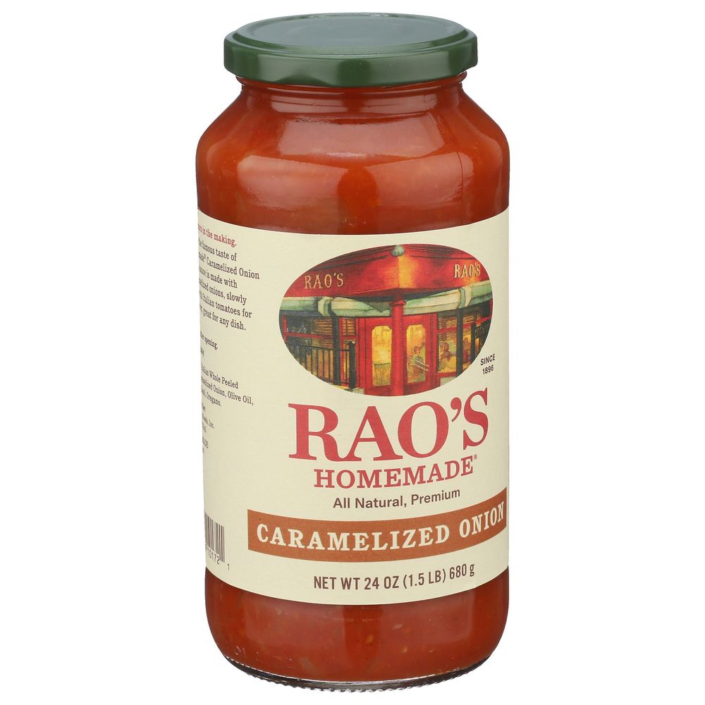 Raos Homemade Caramelized Onion Sauce, 24 Ounce -- 12 per case