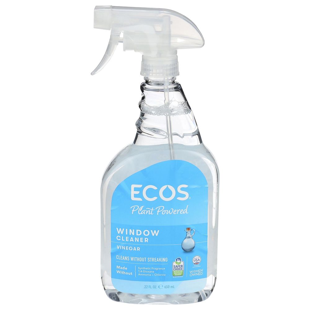 Ecos Vinegar Window Cleaner, 22 Ounce -- 6 Per Case
