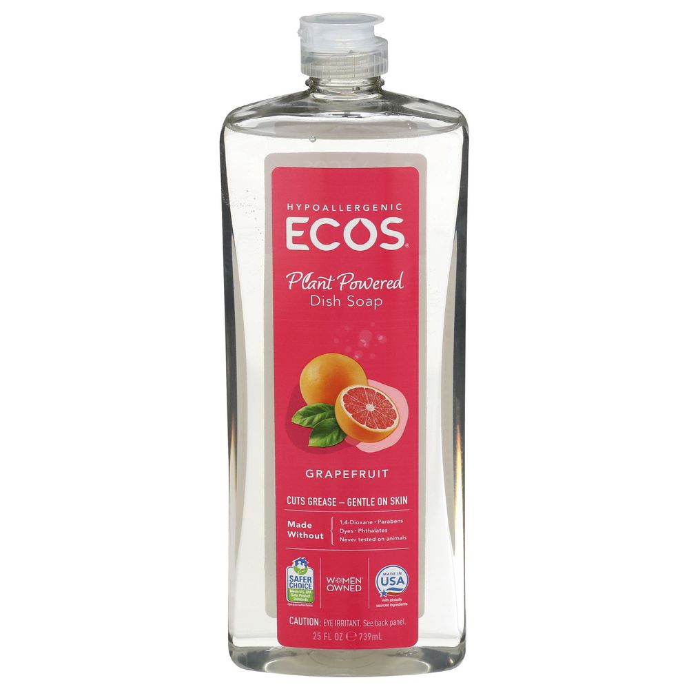 Ecos Grapefruit Dish Soap, 25 Ounce -- 6 Per Case