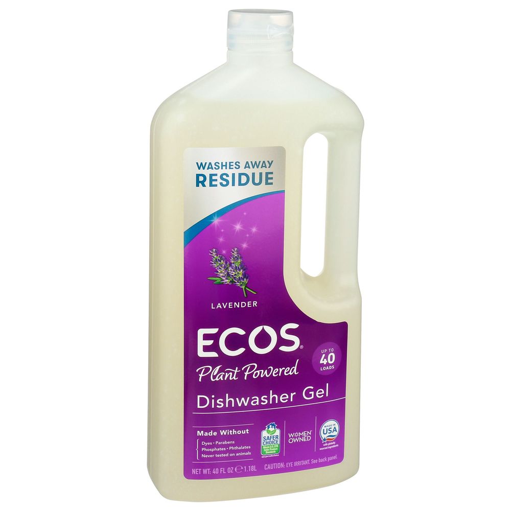 Ecos Lavender Automatic Dishwasher Gel, 40 Ounce