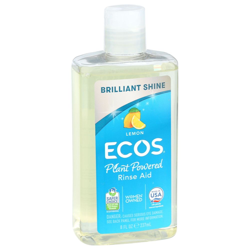 Ecos Lemon Rinse Aid, 8 Ounce