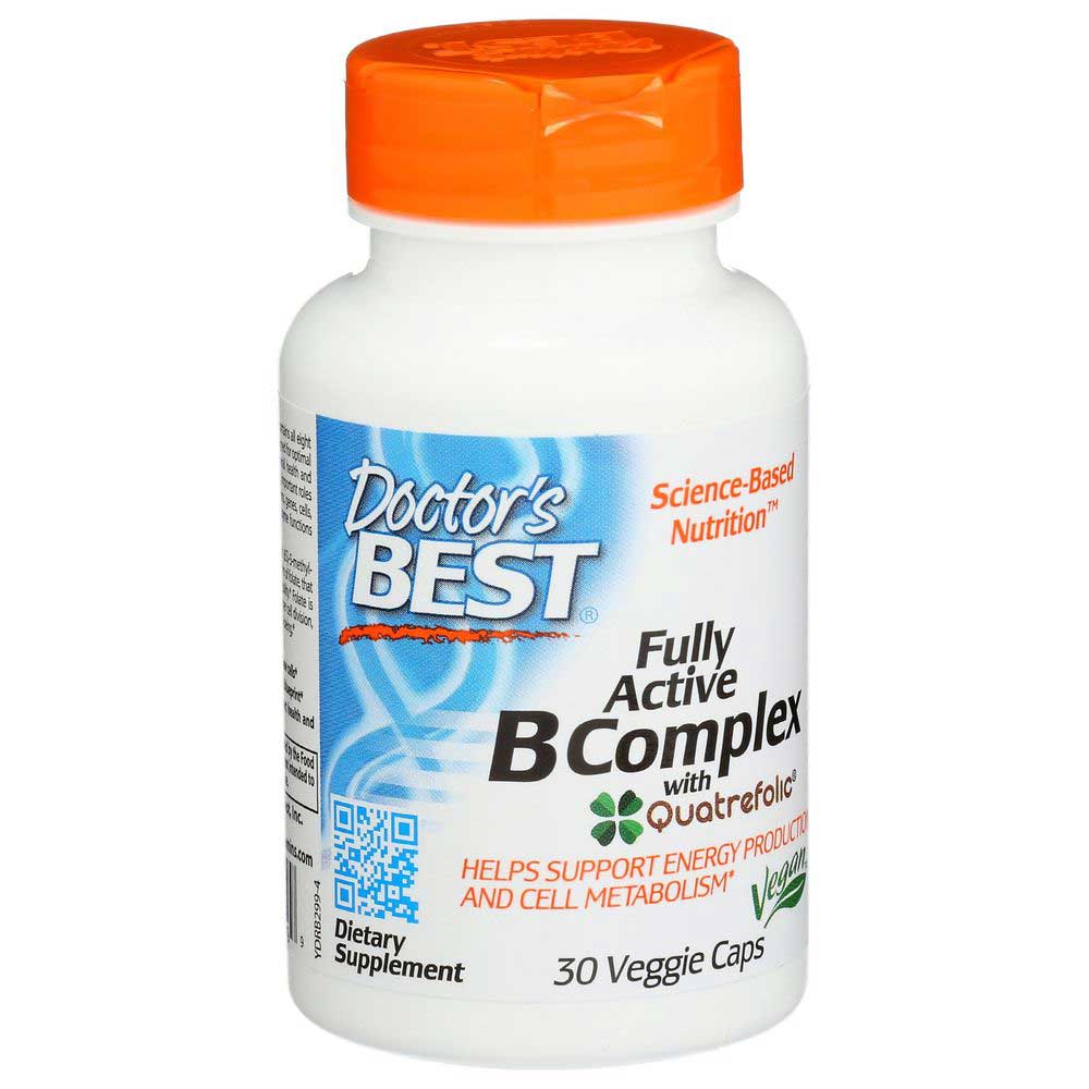 Doctors Best Fully Active B Complex with Quatrefolic Veggie Capsule - 30 count per pack