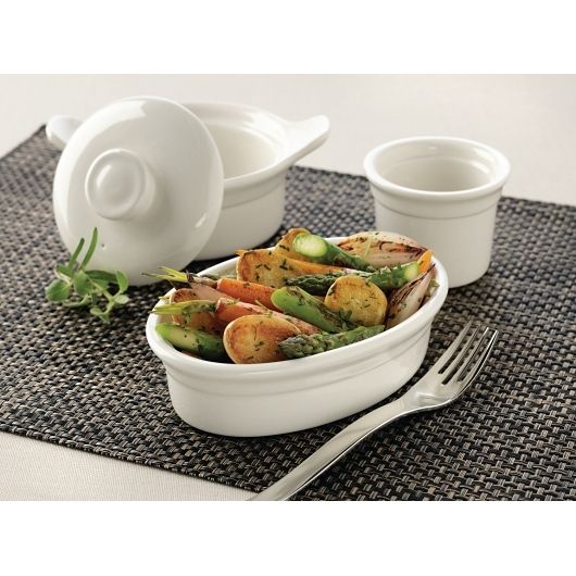 Syracuse China Casablanca Ovenware Medium Pot Pie Dish, 9 Ounce -- 24 Per Case