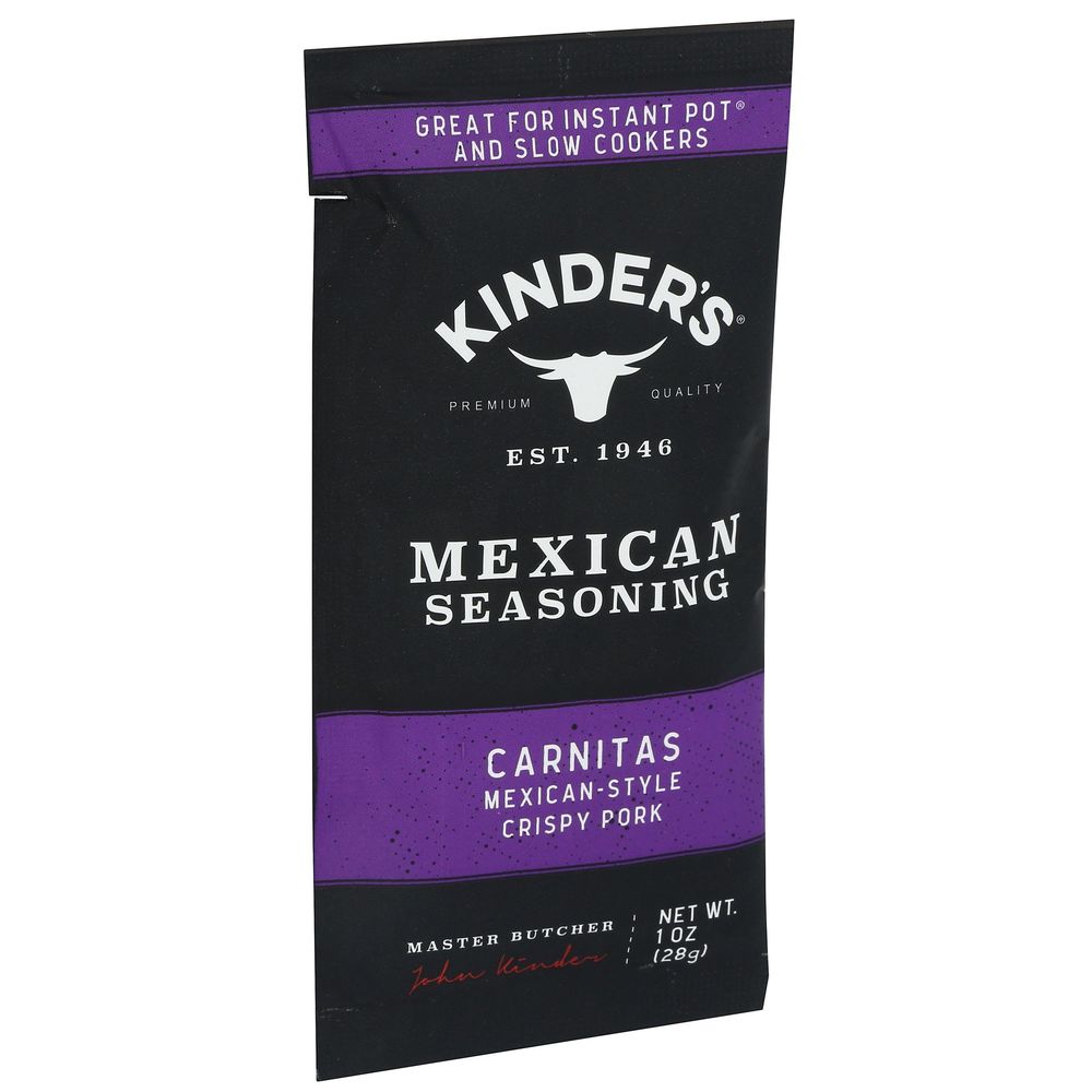 Kinder's Carnitas Mexican Seasoning, 1 Ounce -- 15 Per Case