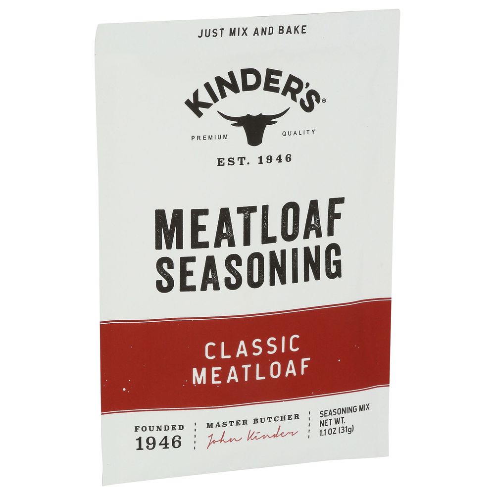 Kinder's Classic Meatloaf Seasoning, 1.1 Ounce -- 15 Per Case