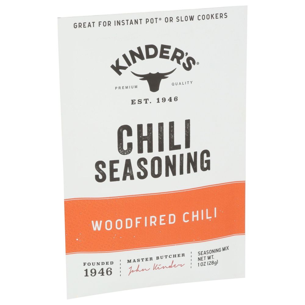 Kinder's Woodfired Chili Seasoning, 1 Ounce -- 15 Per Case