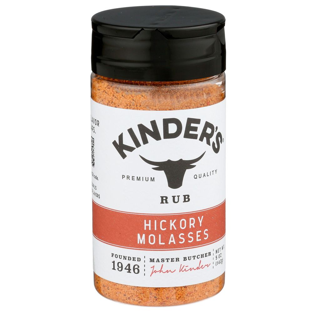 Kinder's Hickory Molasses Rub, 5 Ounce -- 6 Per Case