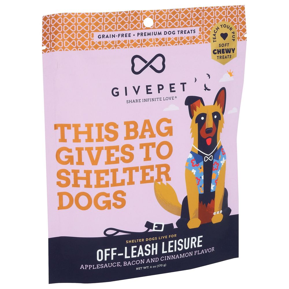 Givepet Off Leash Leisure Training Dog Treat, 6 Ounce -- 12 Per Case