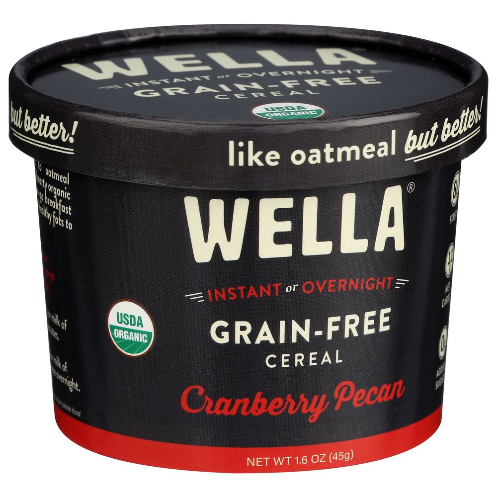 Wella Cranberry Pecan Cereal, 1.6 Ounce -- 8 Per Case