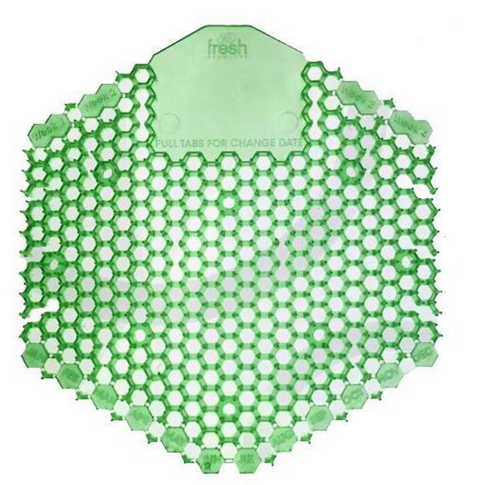 Fresh Products Green Cucumber Melon Scent Wave 3d Urinal Screen -- 10 Per Case