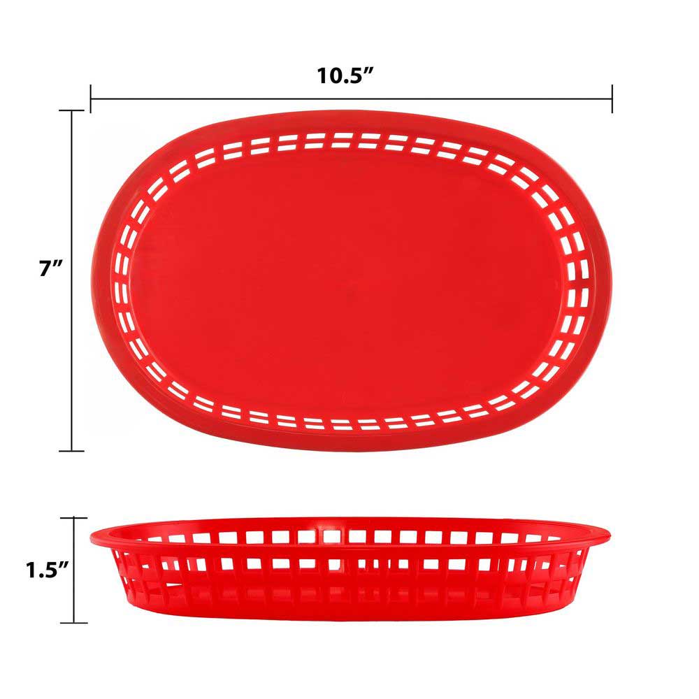 American Maid Bbq Oval Basket -- 24 Per Case