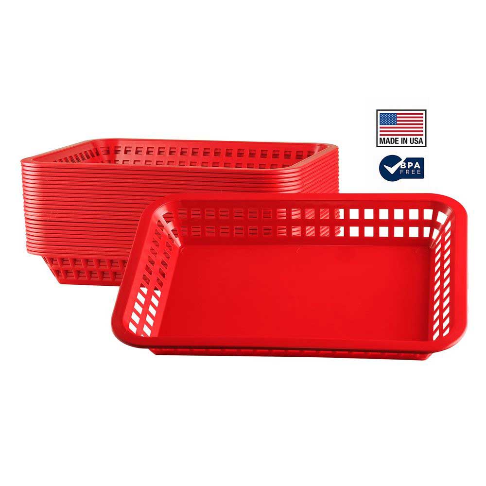 American Maid Bbq Rectangle Basket -- 24 Per Case
