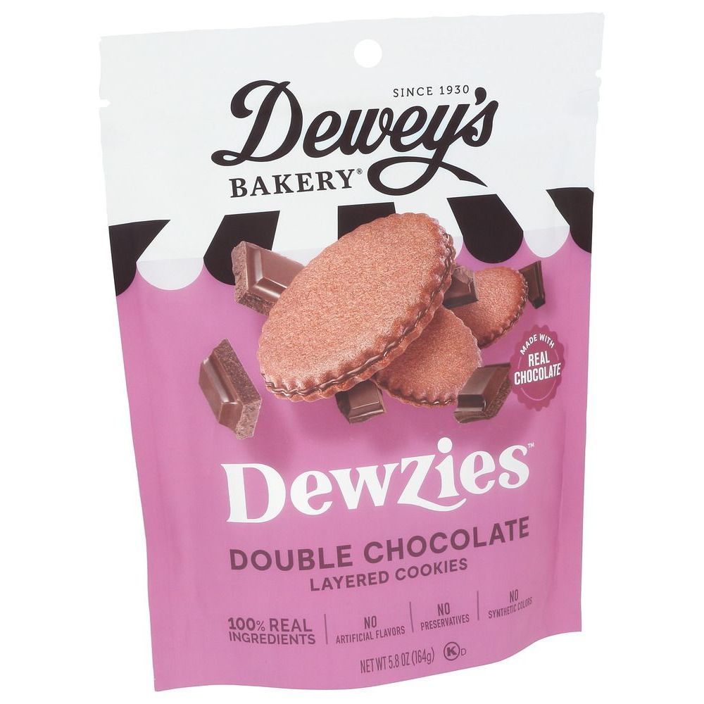 Dewey's Double Chocolate Layered Cookies, 5.8 Ounce -- 6 Per Case