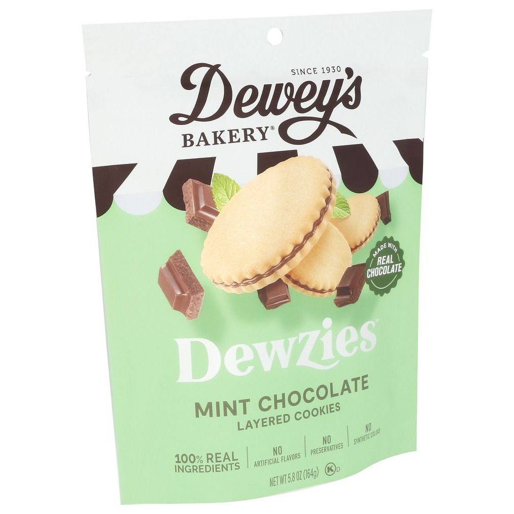Dewey's Mint Chocolate Layered Cookies, 5.8 Ounce -- 6 Per Case
