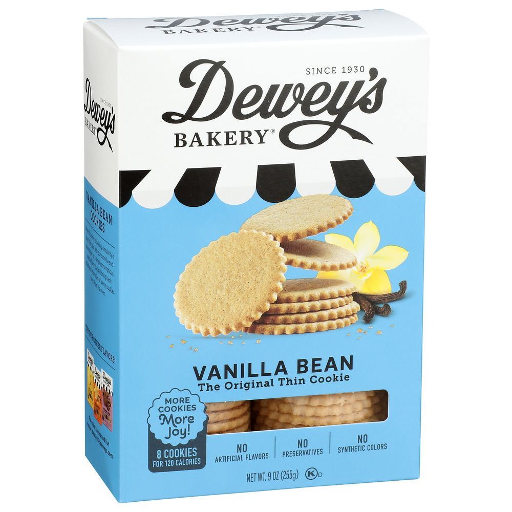 Dewey's Vanilla Bean Cookie, 9 Ounce -- 6 Per Case