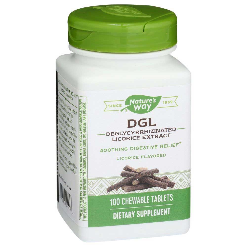 Enzymatic Therapy Dgl Chewable Tablet, 100 Count