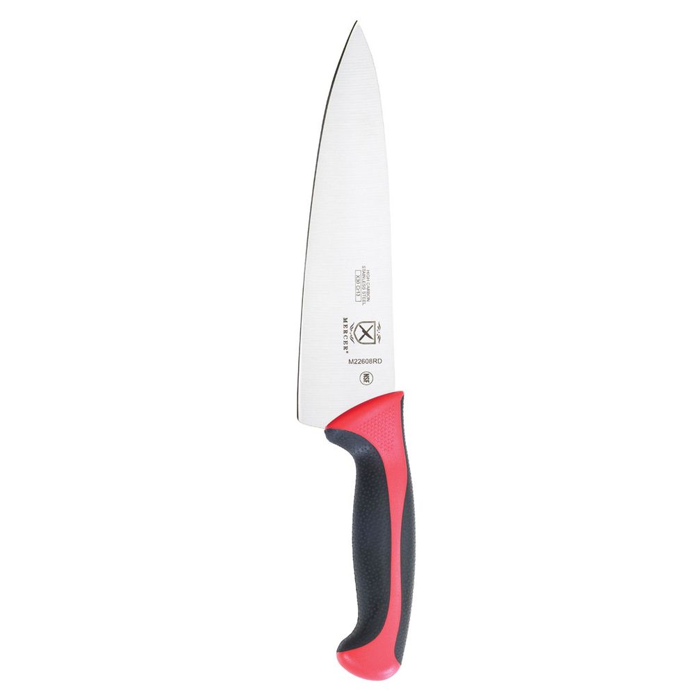 Mercer Culinary Millennia Colors Red Chefs Knife, 8 Inch