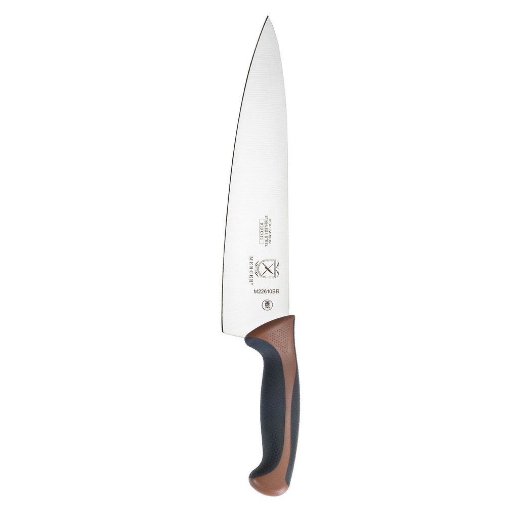 Mercer Culinary Millennia Colors Brown Chefs Knife, 10 Inch
