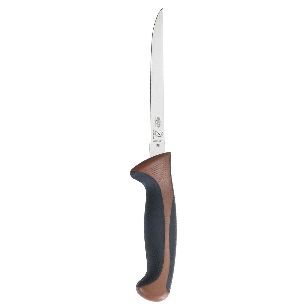 Mercer Culinary Millennia Brown Narrow Boning Knife, 6 Inch