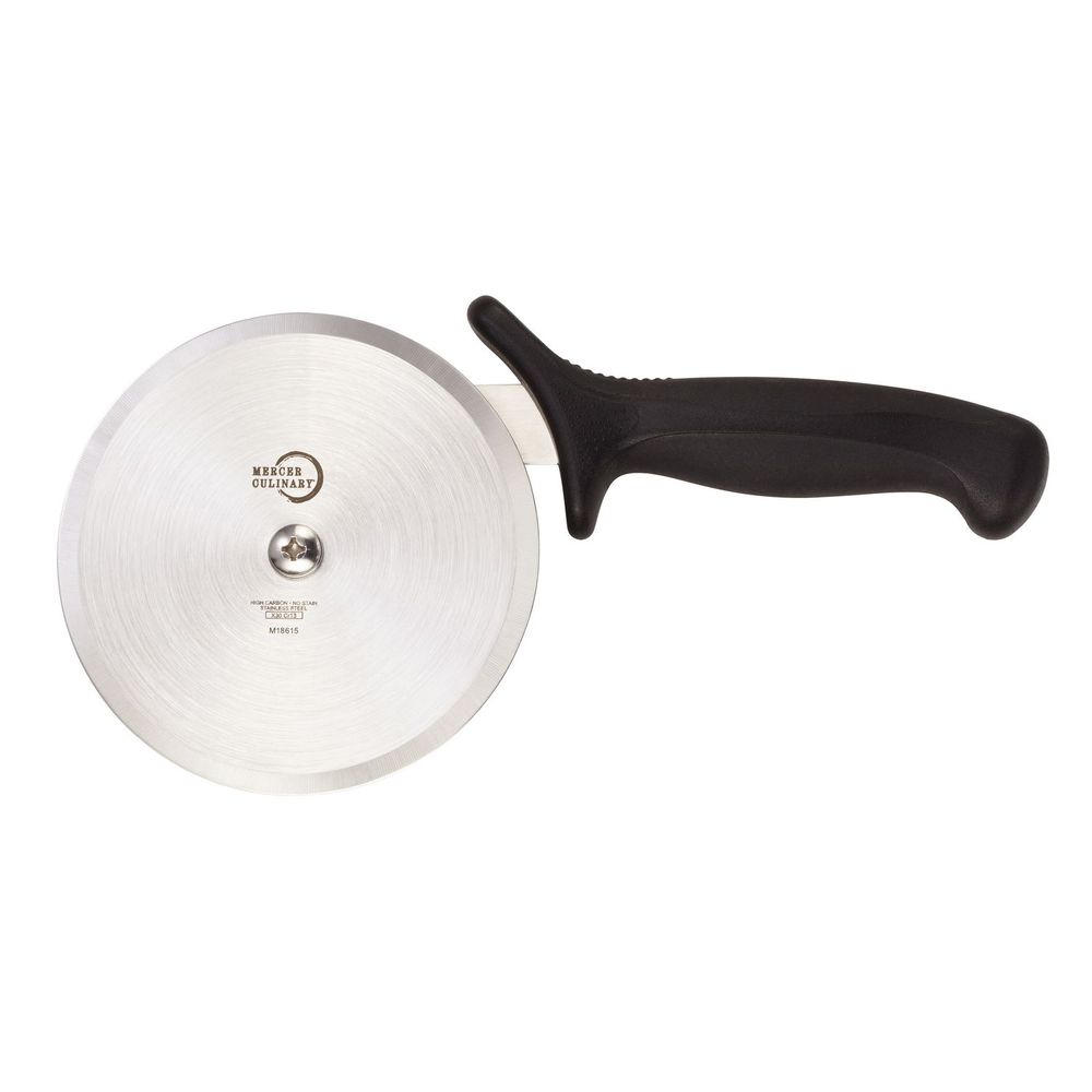 Mercer Culinary Millennia Pizza Cutter With Black Handle, 5 Inch Wheel