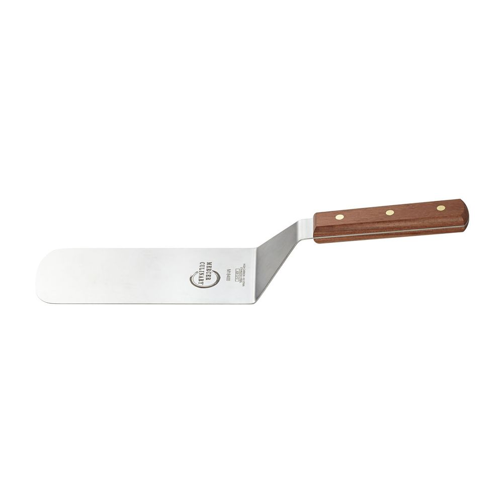 Mercer Culinary Praxis Brown Rosewood Handle Turner, 8 X 3 Inch