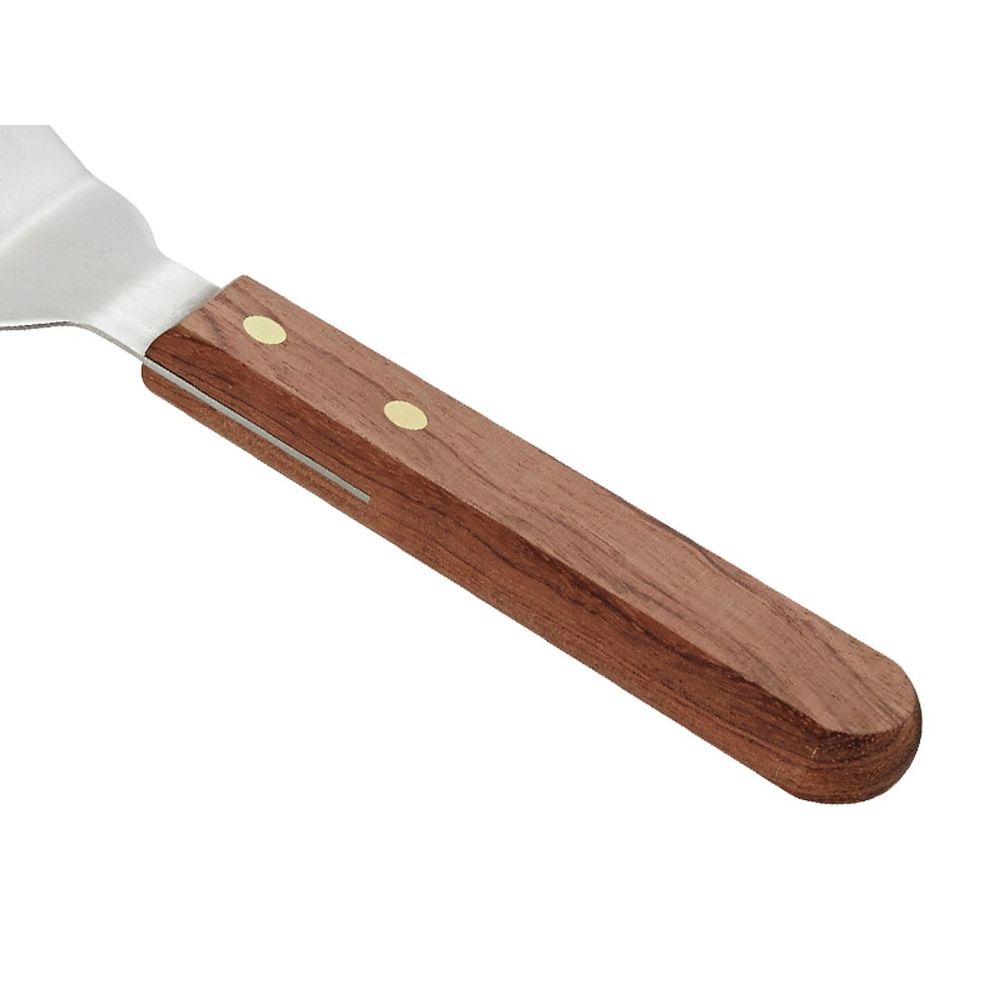 Mercer Culinary Praxis Brown Rosewood Handle Mini Turner, 2.5 X 2.5 Inch