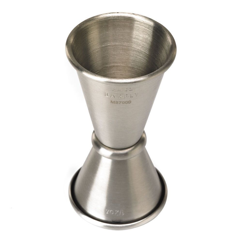 Barfly Stainless Steel Japanese Style Jigger, 1/2 x 3/4