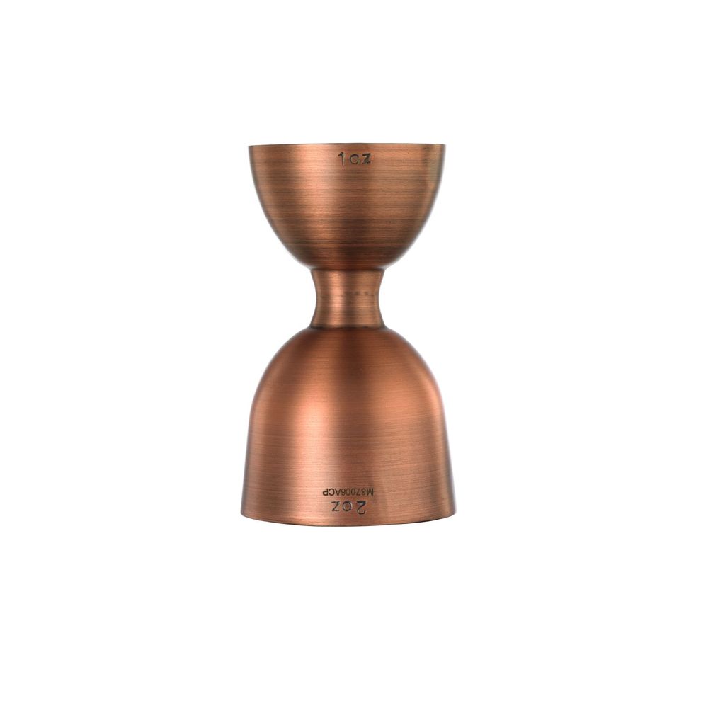 Barfly Antique Copper Heavy-duty Straight Rim Bell Jigger, 1 X 2 Ounce
