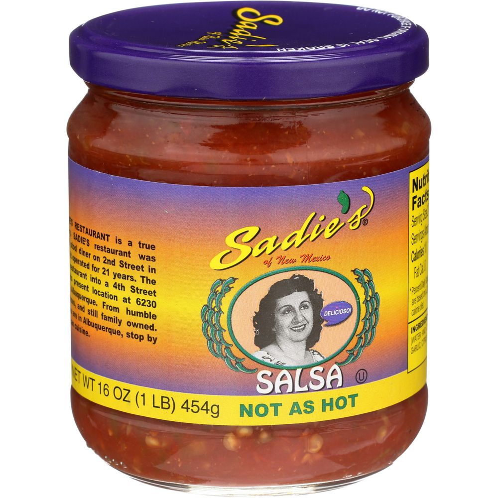Sadie Not As Hot Salsa, 16 Ounce -- 12 Per Case