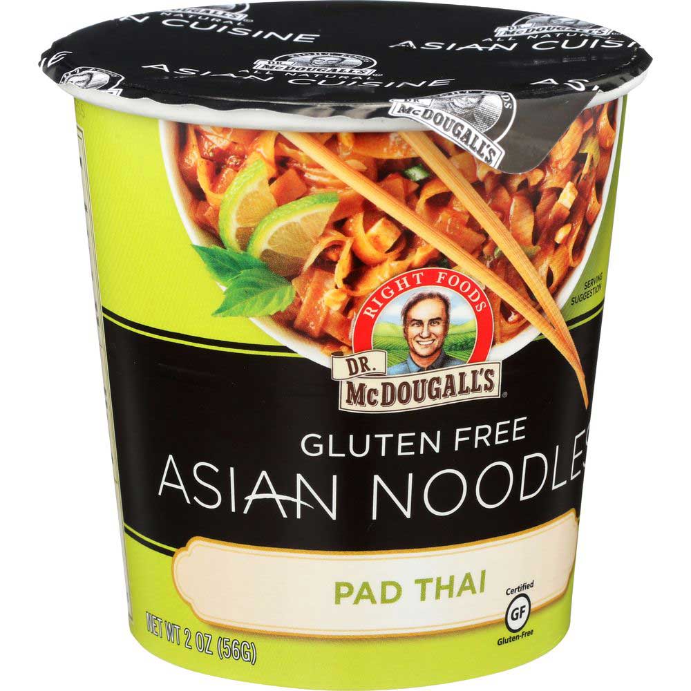 Dr. Mcdougall's Right Foods Pad Thai Noodle Asian Entree, 2 Ounce -- 6 Per Case