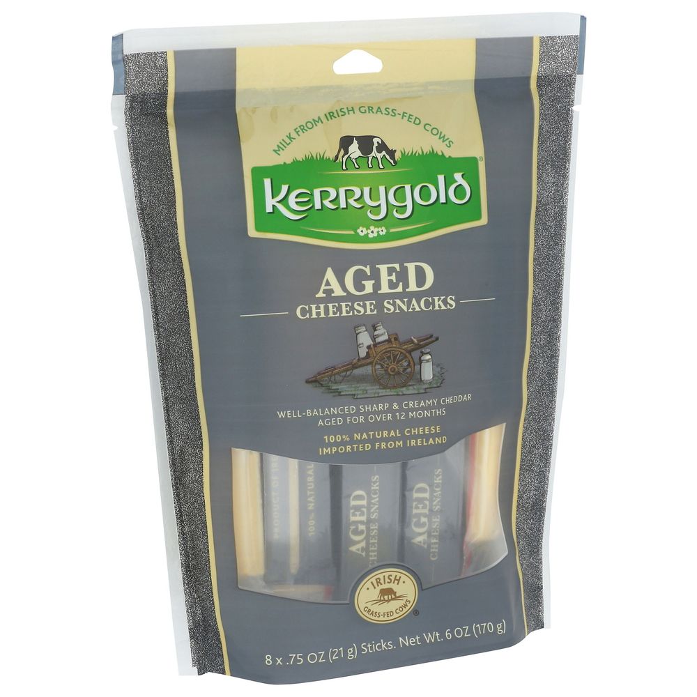 Kerrygold Aged Cheese Sticks, 6 Ounce -- 12 Per Case