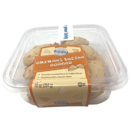 Two-bite Caramel Toffee Scones, 10 Ounce -- 24 Per Case