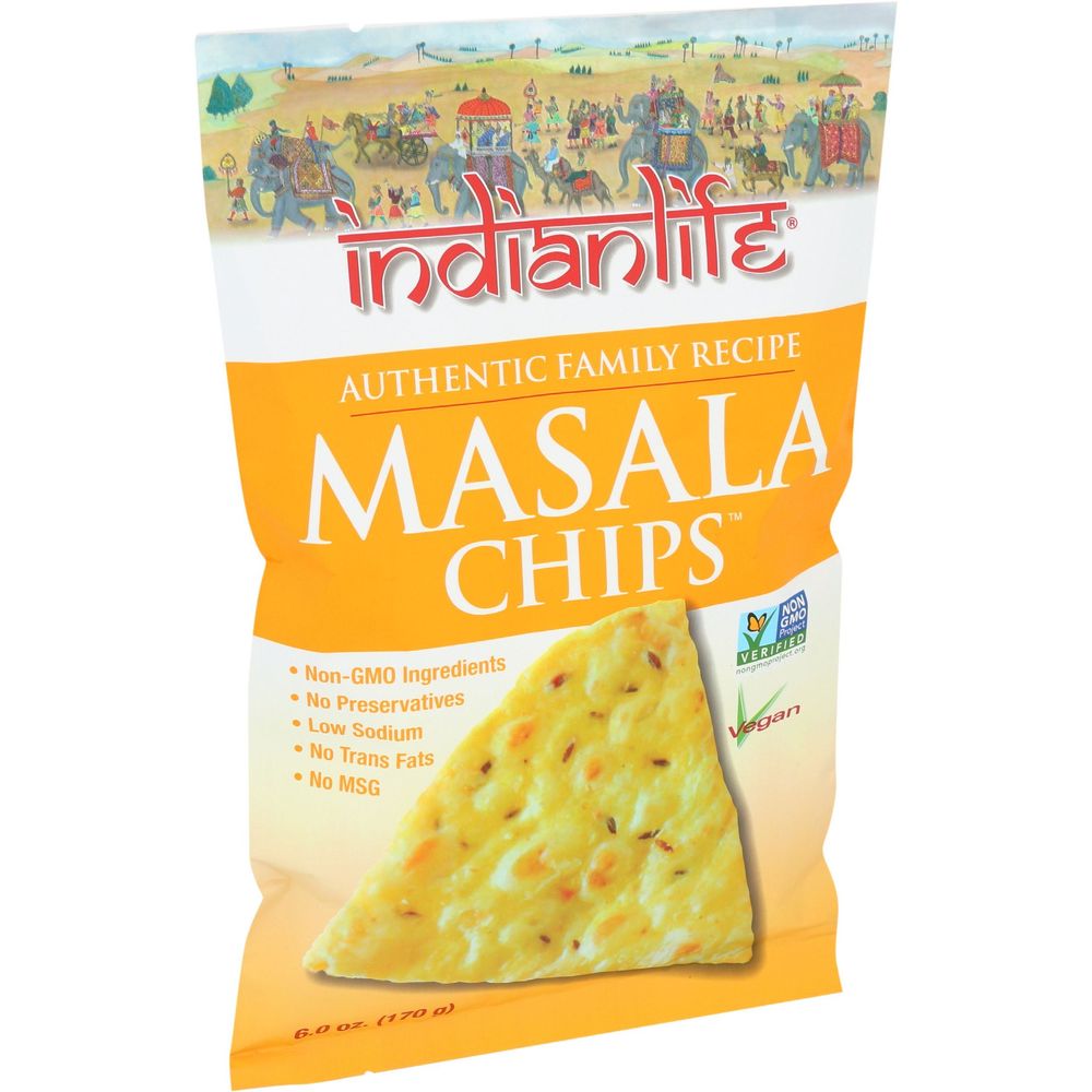 Indianlife Masala Chips, 6 Ounce -- 12 Per Case