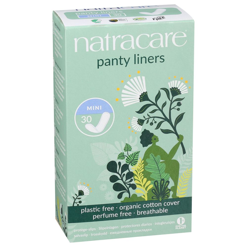 Natracare Mini Panty Liner, 30 Count